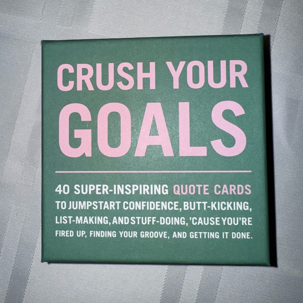 Knock Knock Green and Pink Quote Cards